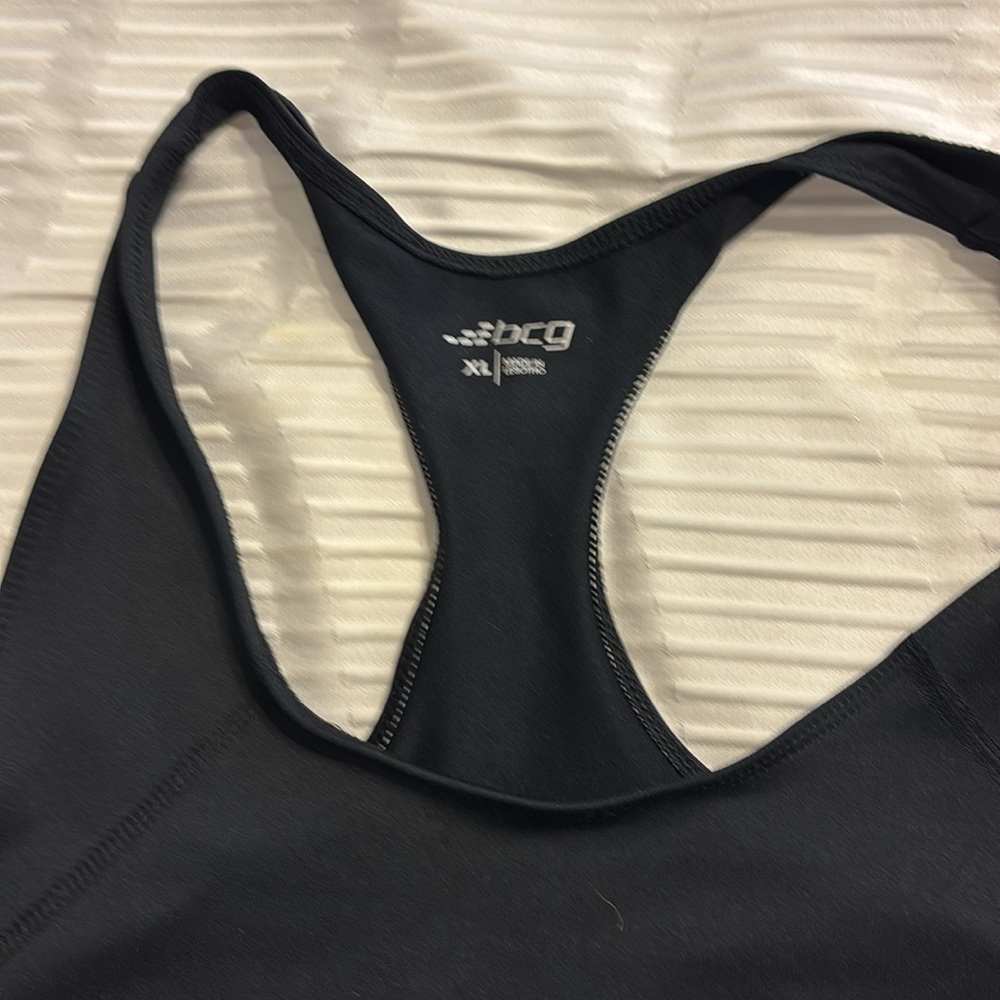 BCG Sleek Black Sports Bra - Picture 2 of 3